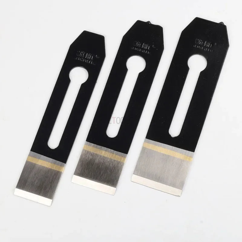 New Woodworking High Speed Steel Blade and White Steel Polishing Knife Set Fast Planer Woodcutting Knife Root Carving Tools DIY