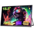 WonTim 18.5Inch Portable Monitor 100Hz Gaming Screen USB-C 100%sRGB 350Nits Display with Stand for PC Laptop Mac Xbox PS5 Switch