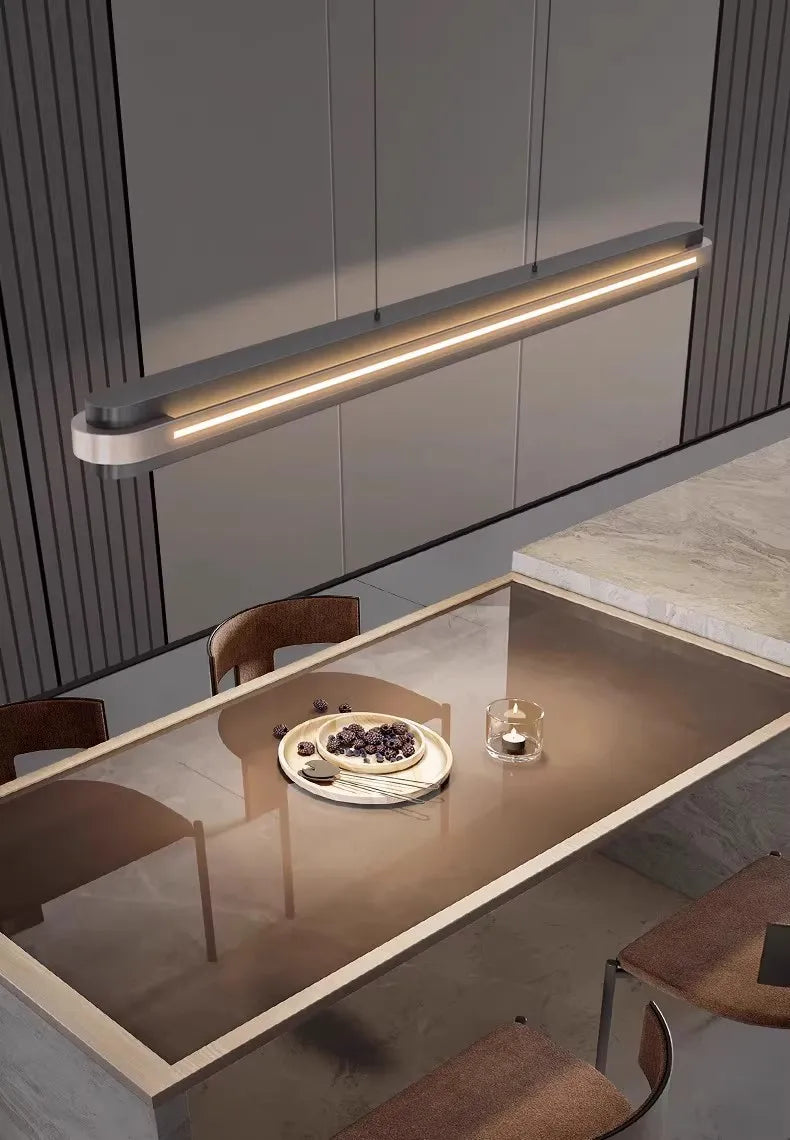 Minimalist LED Pendant Light 150cm - Modern Dining Room Lighting Tidesmit