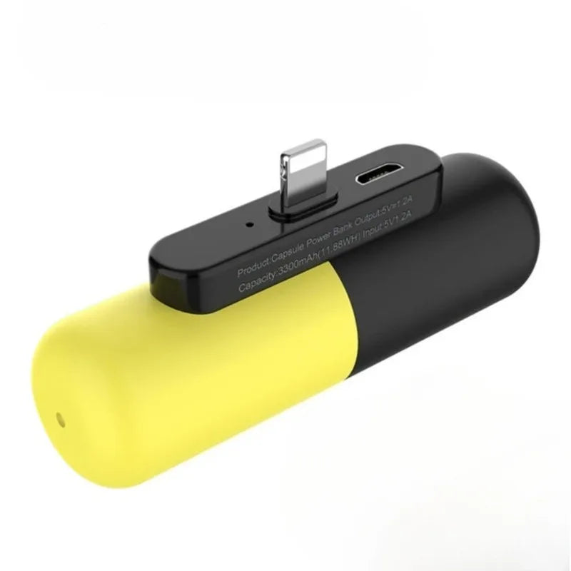 Mini Portable Charger 3000mAh for iPhone and Android - Fast Charging Tidesmit