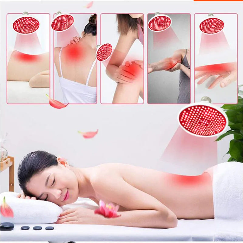 Beauty Anti Aging Red led Light bulb E27 Therapy Deep red 660 850nm IR Infrared plant grow lamp for Full Body Skin Pain Relie t