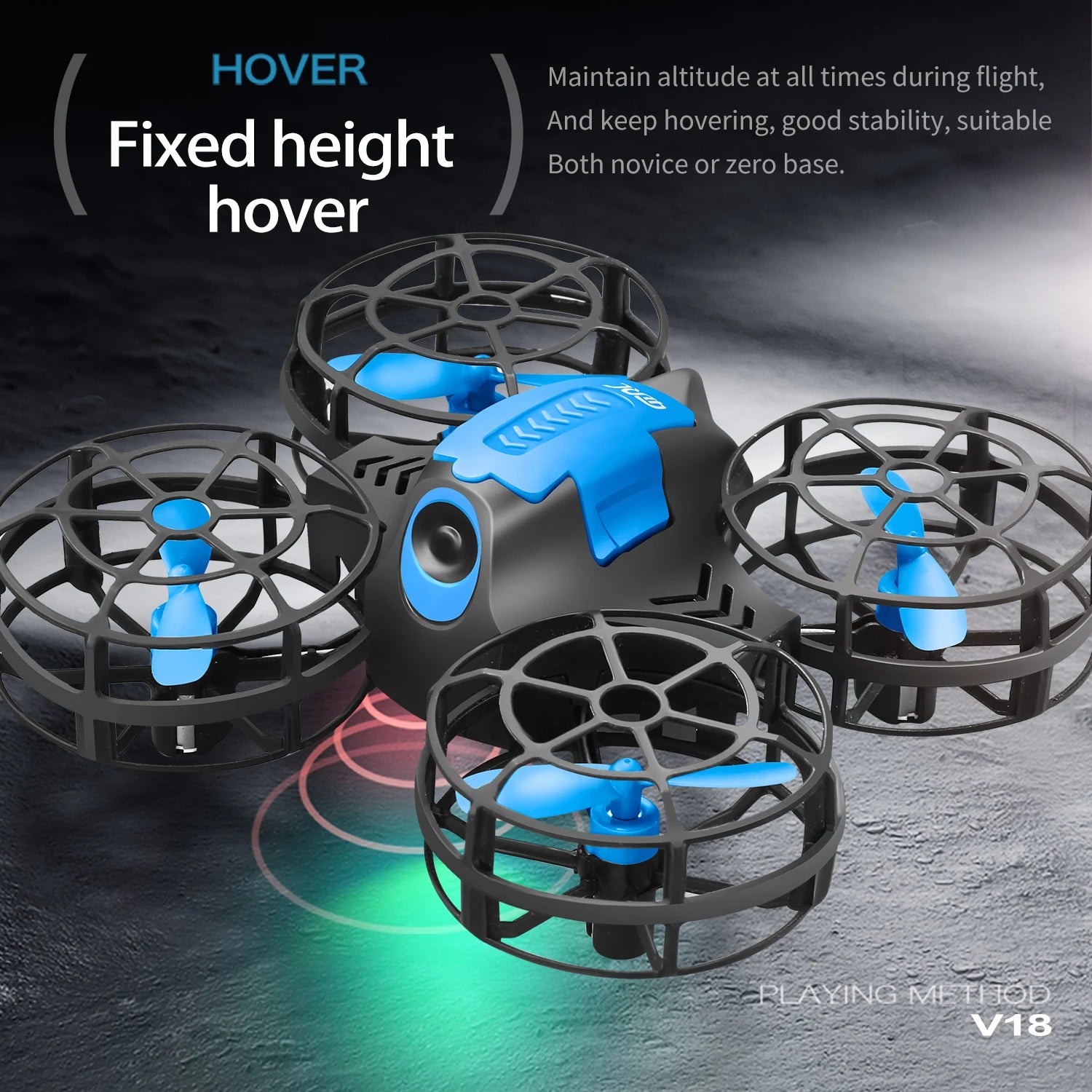 Mini RC Drone for Kids - Headless Mode, 360 Flips, V8-V18 Models Tidesmit