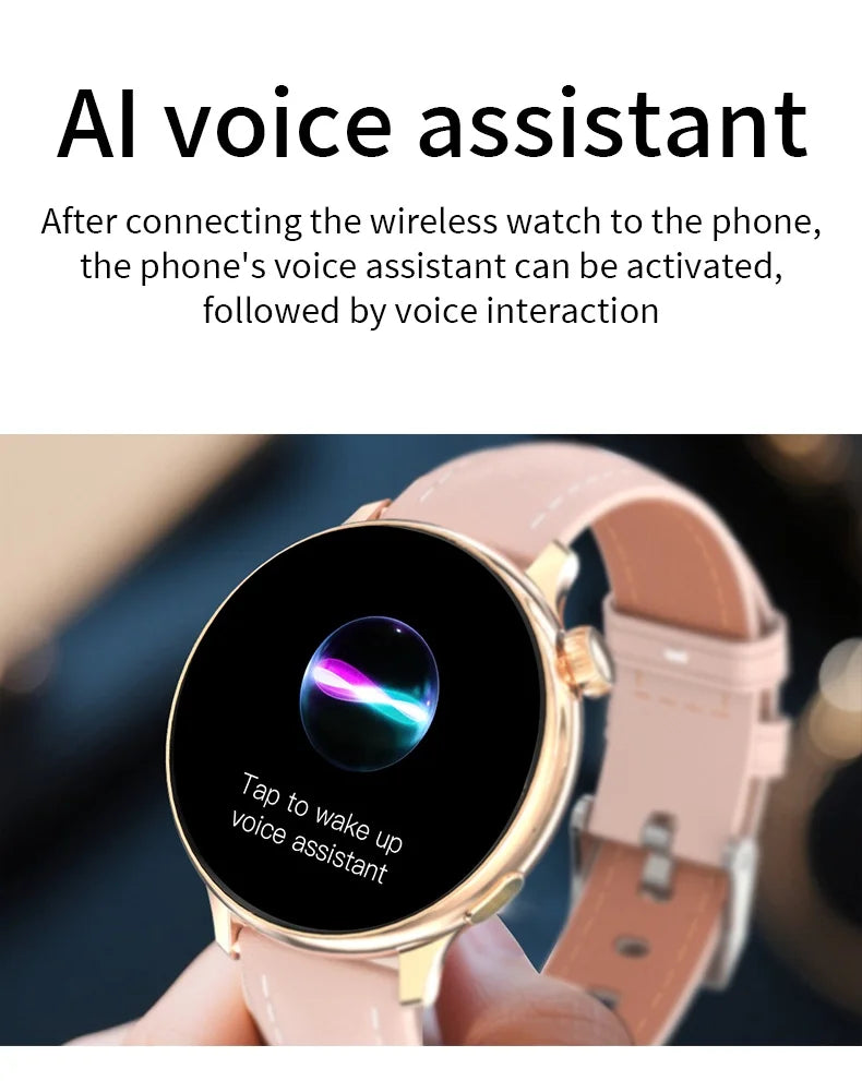 LIGE Sports Smart Watch for Women Wireless Call Heart Rate Sleep Monitor Multiple Sports Modes for Running Yoga Fitness Ladie