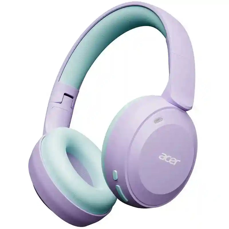 Kids Wireless Headphones, Volume Limited Bluetooth Over-Ear Headset PurpleGreen Tidesmit