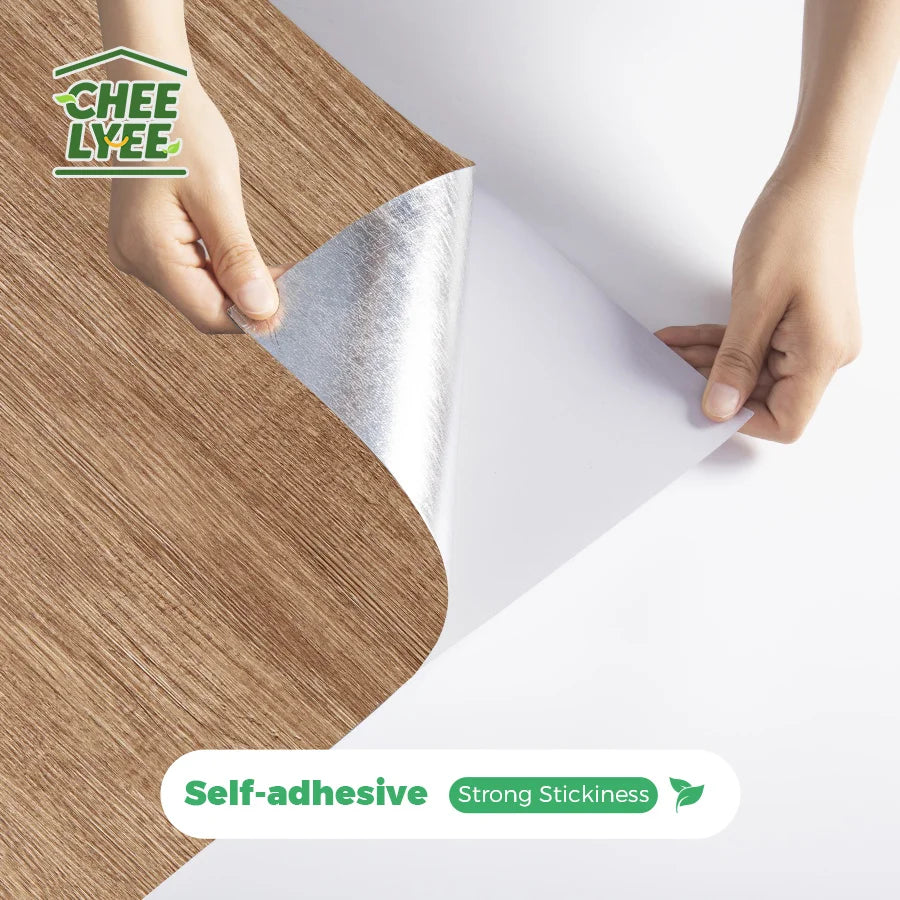 1/12/24pcs Self Adhesive Stick, Peel and Stick 11.81x11.81in Backsplash Wood Grain Tiles, Using for Kitchen Bathroom Living Room