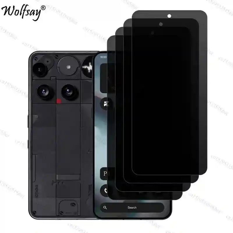 Nothing Phone 3 Privacy Screen Protector | Anti-Spy Tempered Glass AE 4 Front Glass Nothing Phone (3) Tidesmit