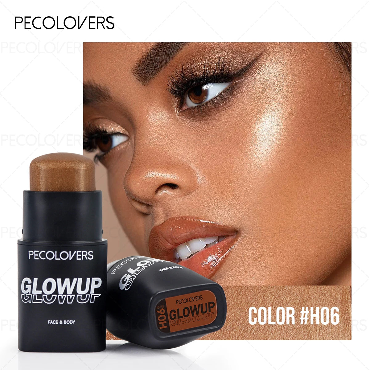 Tidesmit waterproof highlight stick for 3D face contouring and concealing with a long-lasting natural finish