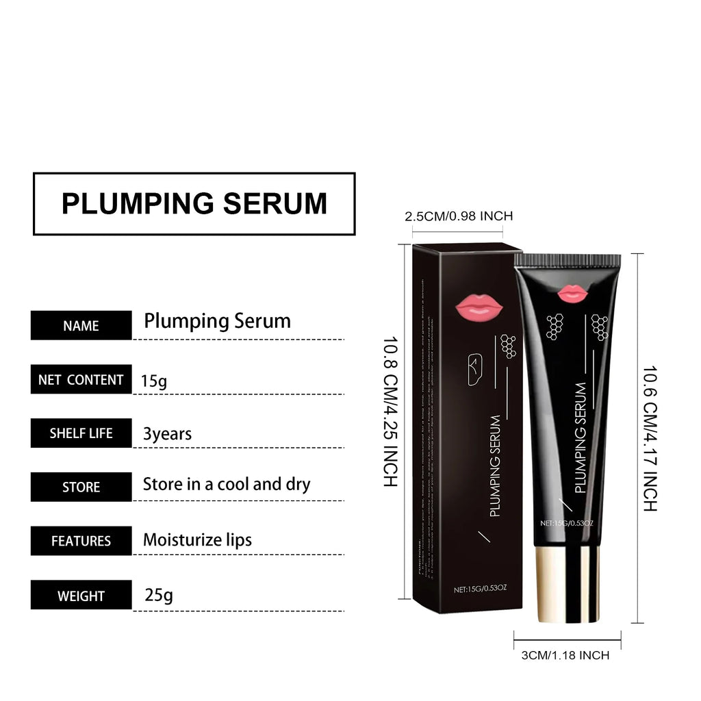 Lip Plumping Serum – Hydrating Volumizing Formula by Tidesmit Lip Care Tidesmit