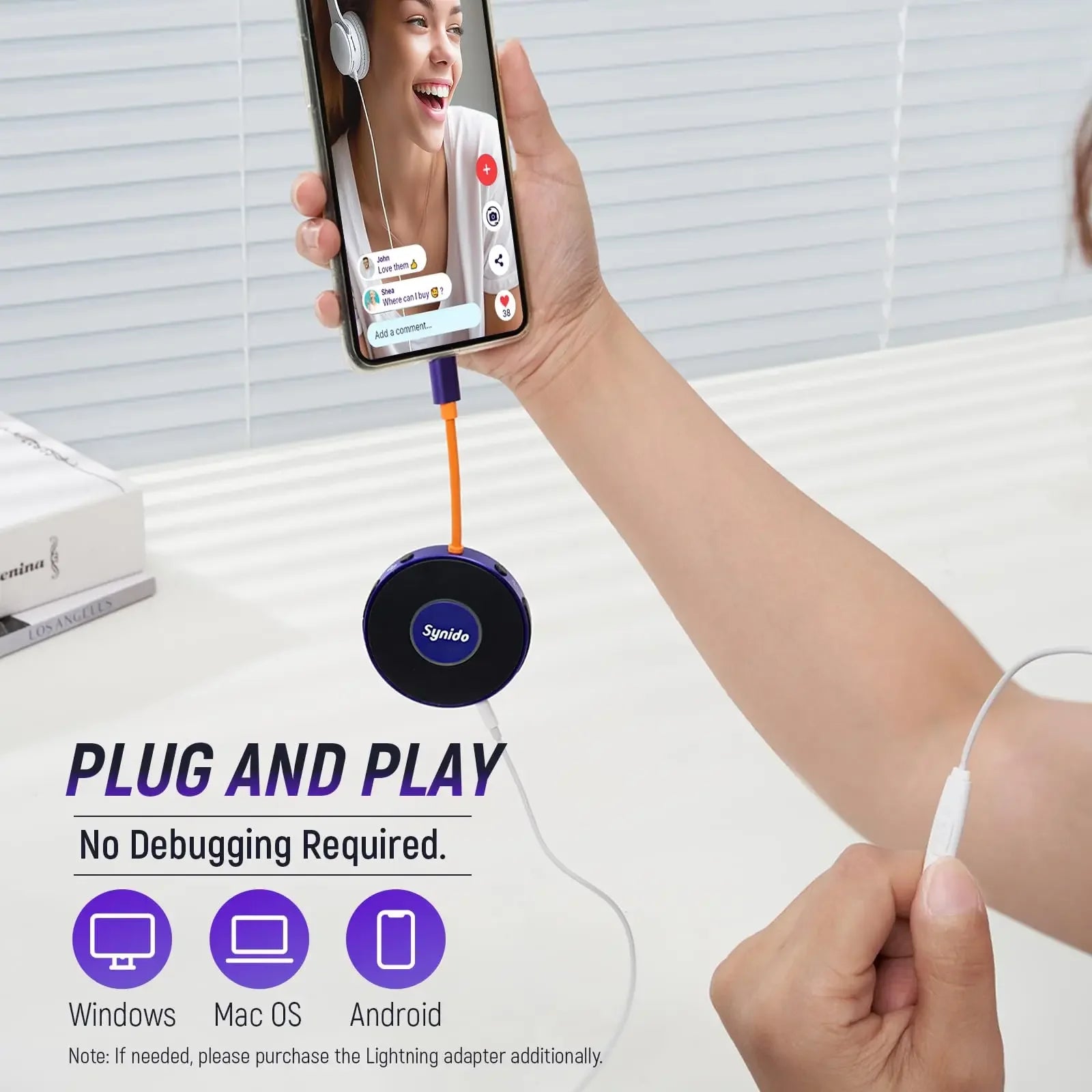 USB-C Audio Interface for Mobile Streaming - Tidesmit A20 & A10 Models Tidesmit