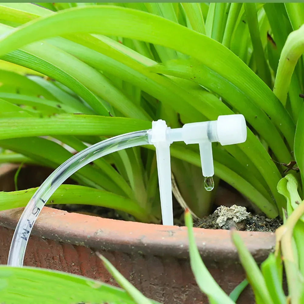 Garden Drip Irrigation Kit with Regulating Valve Potted Plant Watering Device 4/7mm Hose Watering Saving Micro Dripper Greenhous