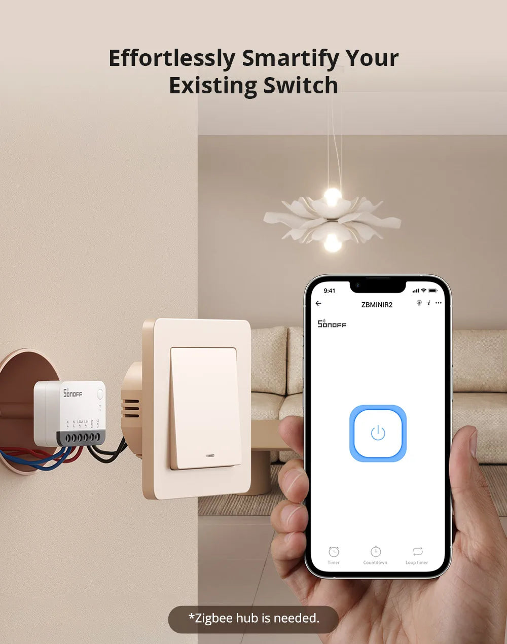 Zigbee Smart Switch Module ZBMINIR2 | Remote Relay Control Tidesmit