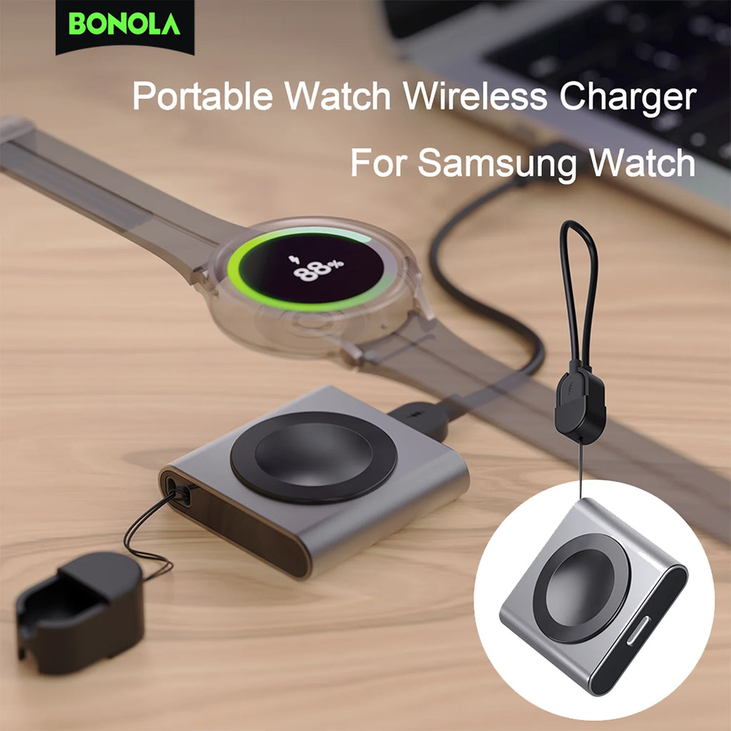 Samsung Galaxy Watch Wireless Charger – Fast USB-C Charging Dock Tidesmit