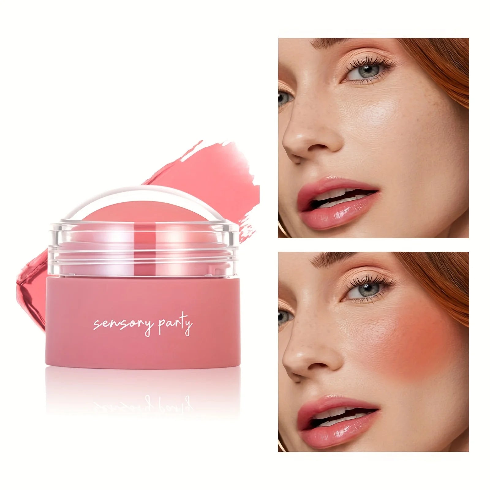 Tidesmit 6 colors waterproof blush cream shade swatches long-lasting multi-use face makeup for women