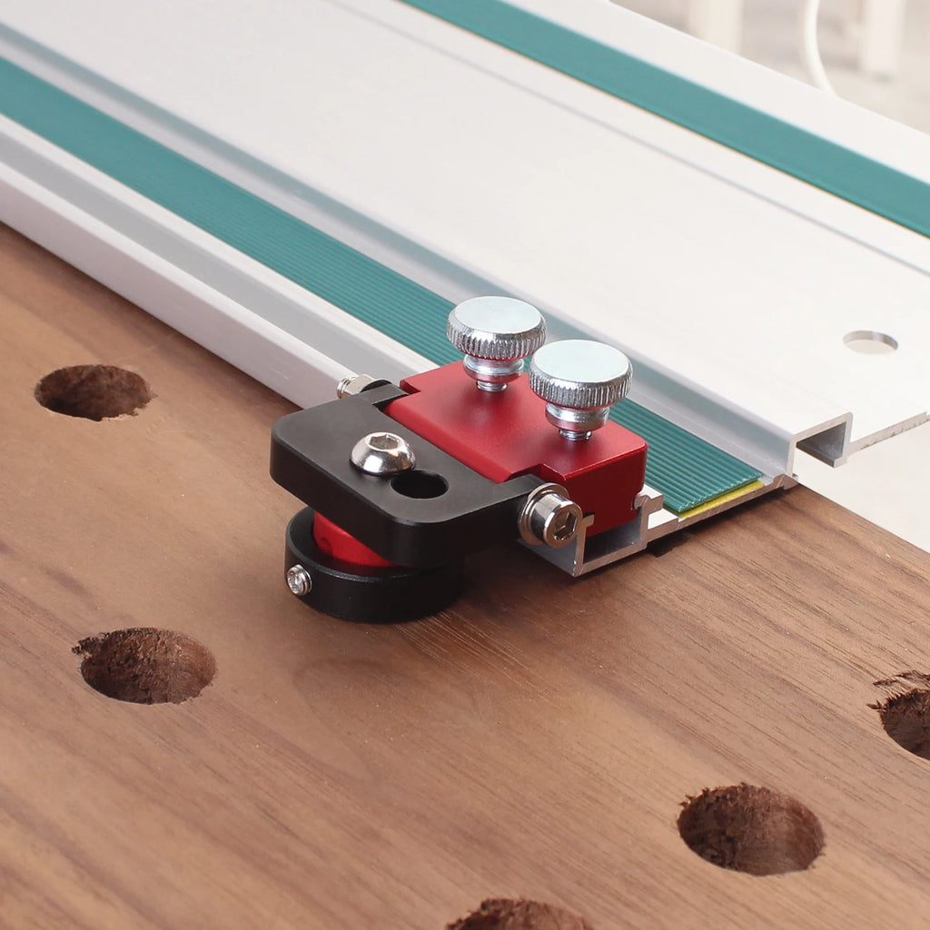 1/2Pcs Carpenter Workbench Hinge Dogs - For Track Saw Guide Rail Circular Guide Rail, For 19/20mm Dog Hole Height Adjustable