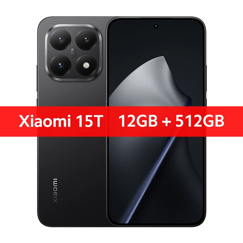 Xiaomi 15T Global Version Smartphone IP68 5500mAh 67W HyperCharge 6.83" 120Hz display MediaTek Dimensity 8400-Ultra 50MP