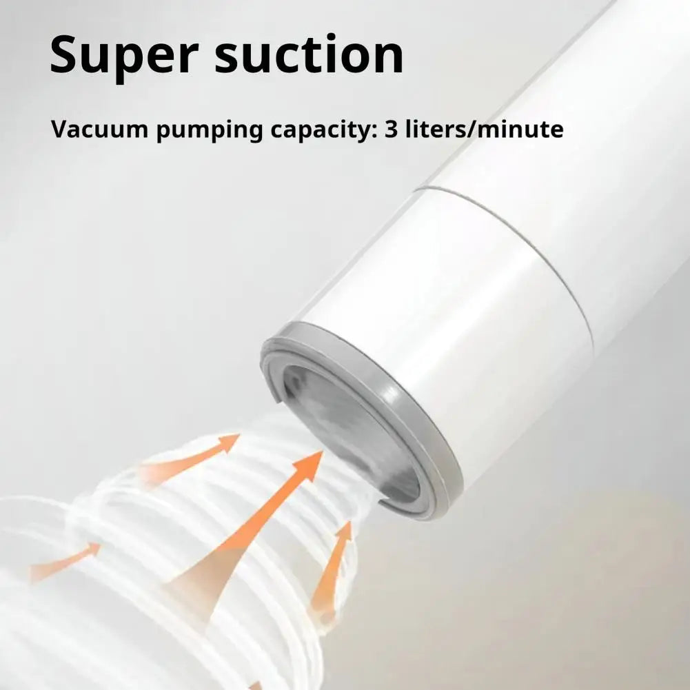 Vegetable Vacuum Sealer Long-lasting Food Preservation Device Compact Rechargeable Electric Air Pump for Food Vacuum Sealing