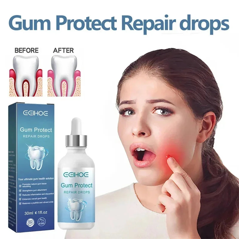 Tidesmit gum repair gel for sore gums and teeth whitening treatment to remove plaque and tartar buildup