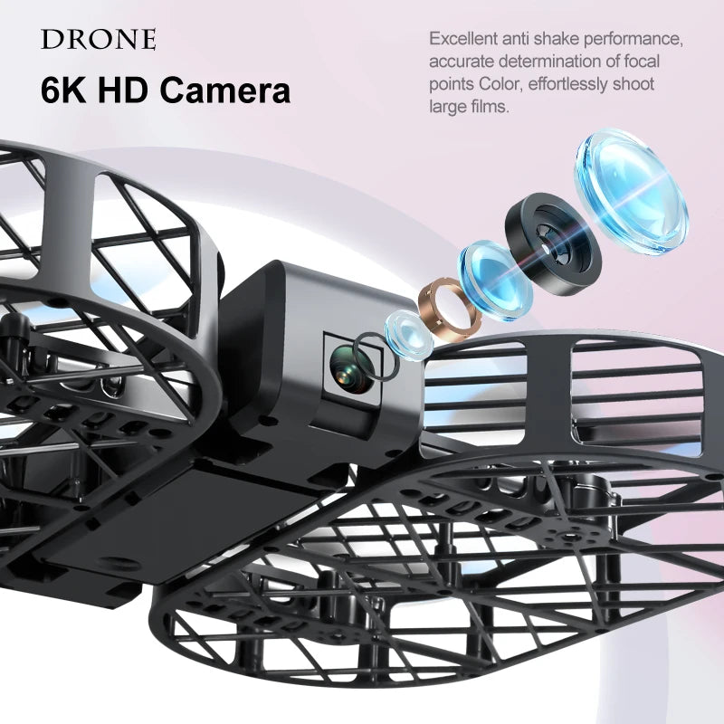 Foldable 6K Camera Drone with WiFi FPV and Headless Mode - Tidesmit V38 Tidesmit
