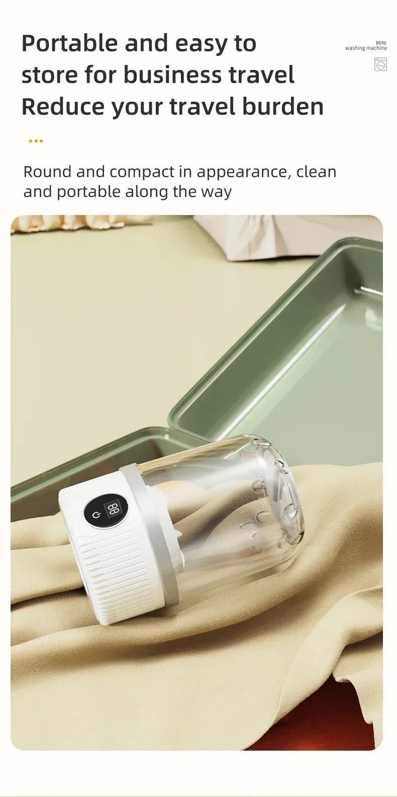 Smart Mini Washing Cup USB Portable Washer Machine