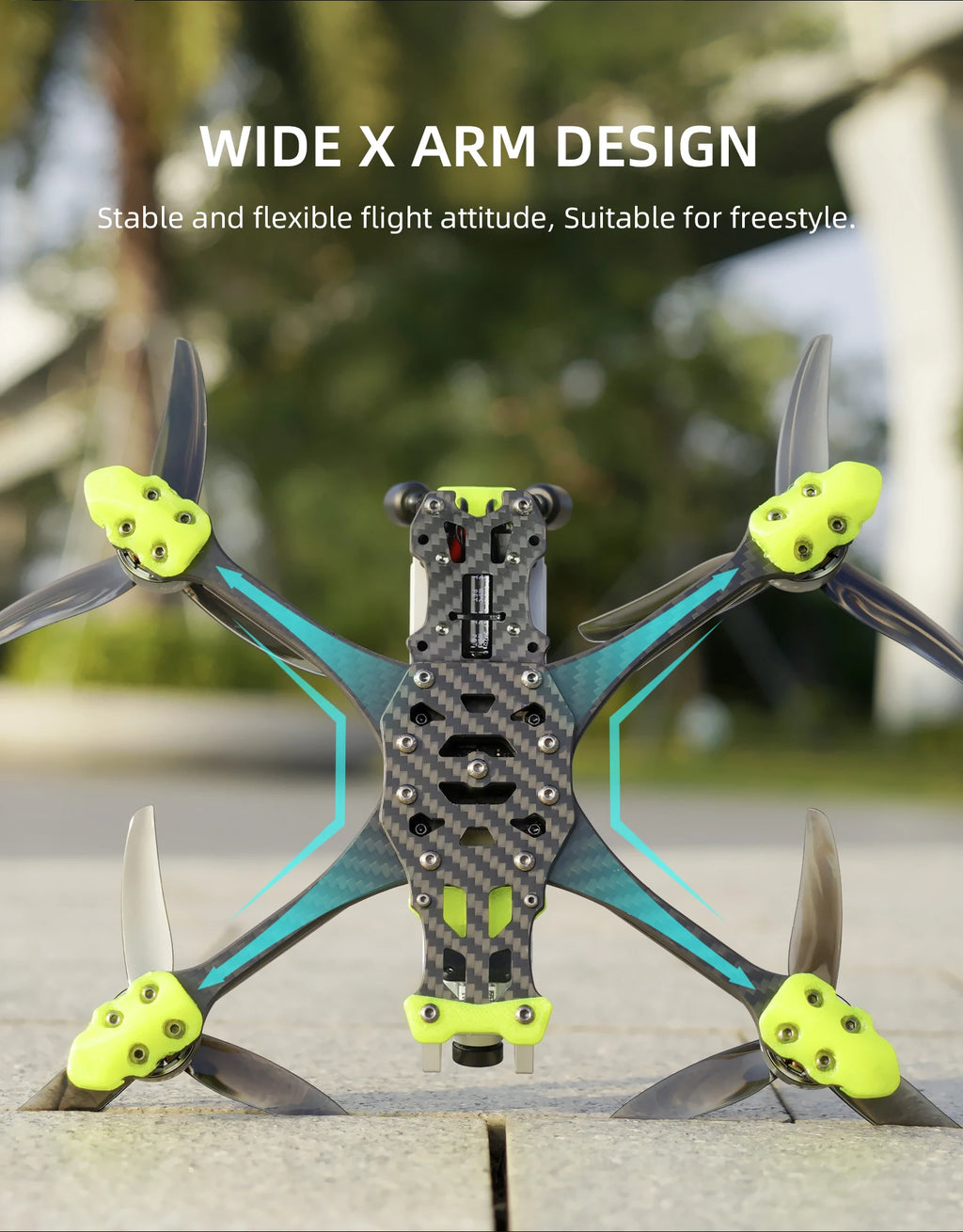 GEPRC MARK5 Analog FPV Drone 5-Inch 6S Freestyle Quadcopter Tidesmit