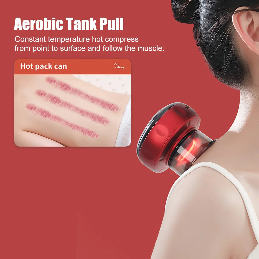 Smart Vacuum Cupping Massager - Portable Electric Muscle Relief Tool Body Shaping Massage Equipment Tidesmit