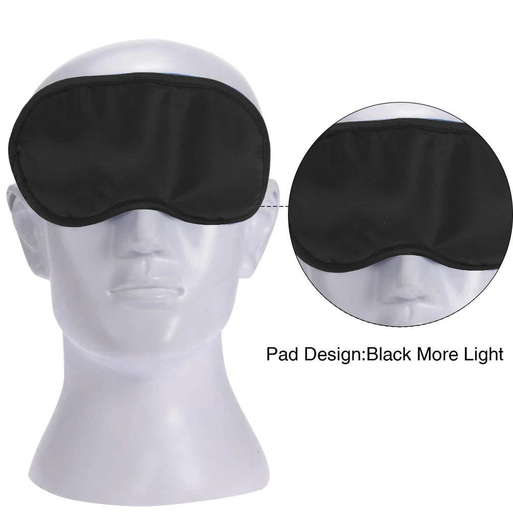Imitated Silk Eye Patch Shading Sleep Eye Mask Eye Patch Lunch Break Sleep Eye Mask Travel Relax Eyeshade Cover 1/2/3/5/10pcs