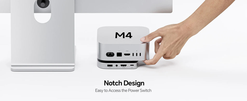 Mac Mini M4 Dock with 4TB SSD Enclosure & 4K HDMI Hub | Tidesmit Tidesmit