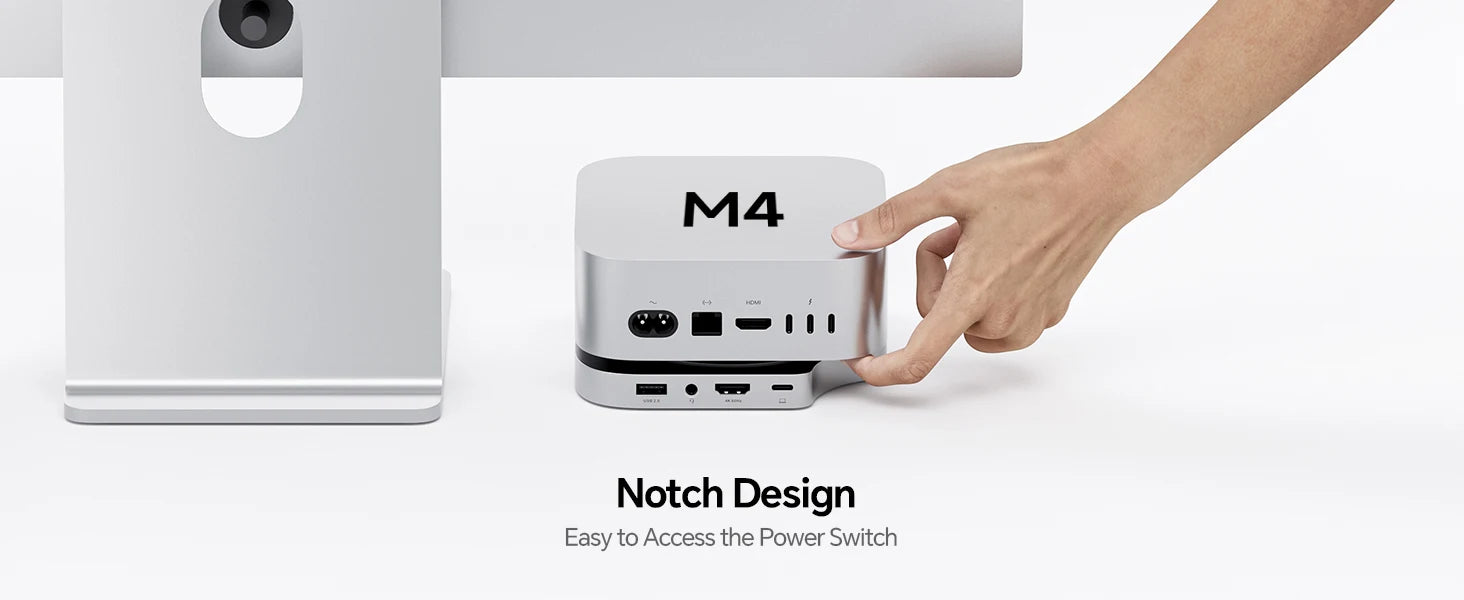 Mac Mini M4 Dock with 4TB SSD Enclosure & 4K HDMI Hub | Tidesmit Tidesmit