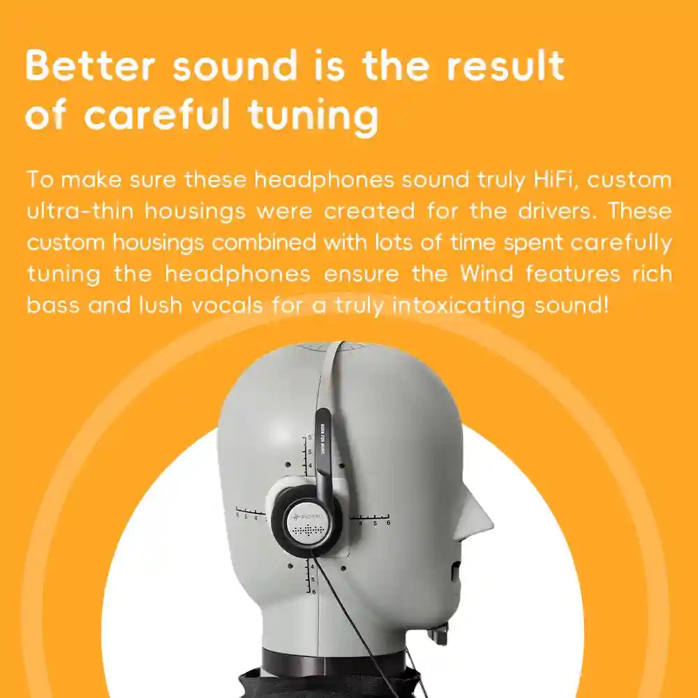 Wired On-Ear Headphones with Mic and 40mm Drivers - Tidesmit Tidesmit
