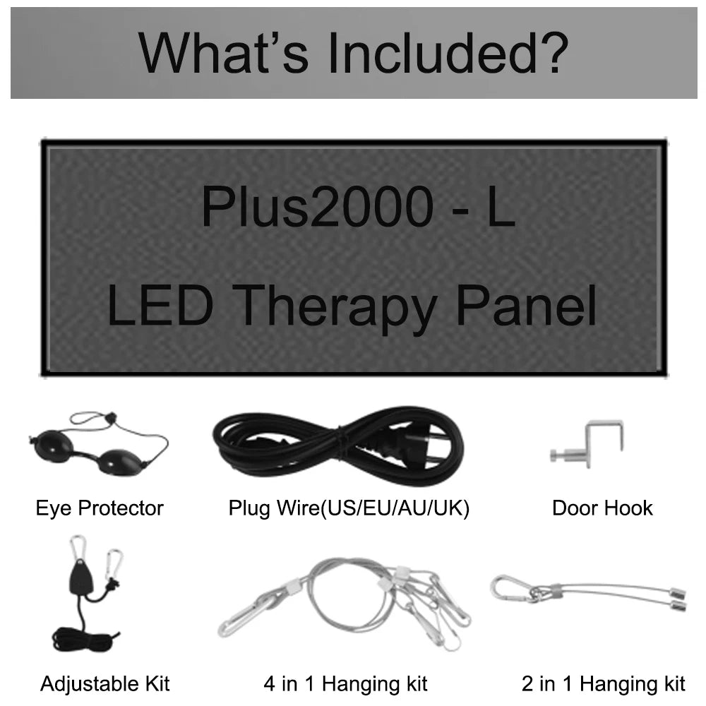 Newest 300W 500W 900W 1500W 2000W 630nm 660nm LED Red Light Therapy 810nm 830nm 850nm NIR Therapy Light for full body, grow lamp