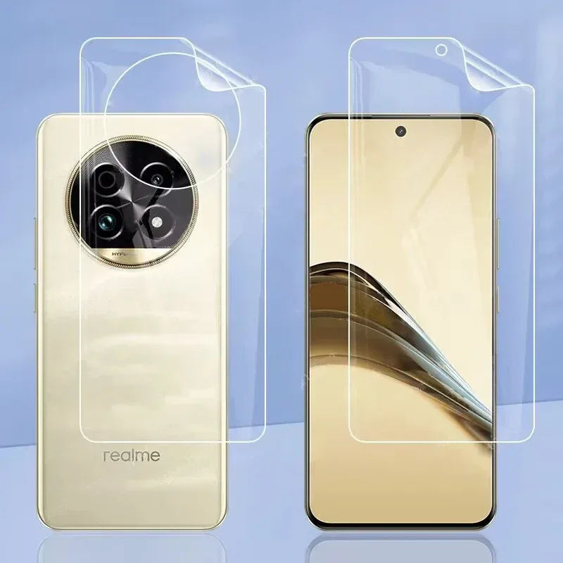Realme Matte Hydrogel Screen Protector - Anti-Glare Anti-Scratch 2PCS Tidesmit