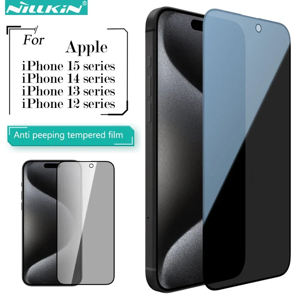 iPhone 15 Pro Max Privacy Screen Protector - 9H Tempered Glass Anti-Peep Tempered glass Tidesmit