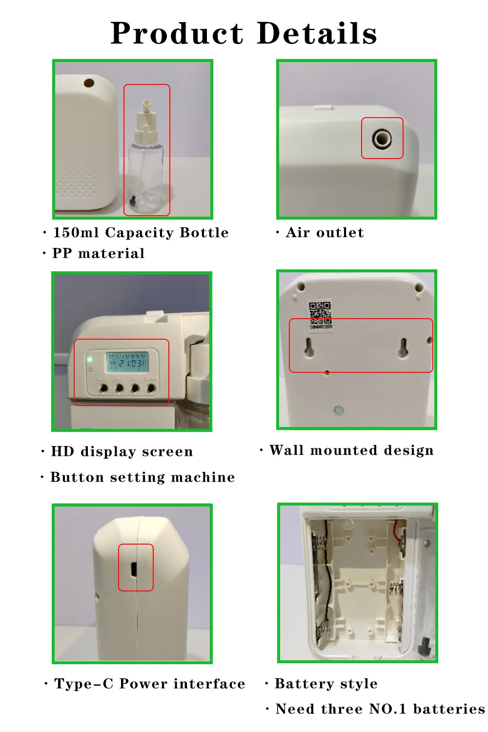 Battery Aroma Diffuser Coverage 300m³ Essential Oil Diffuser Scent Machine Bluetooth Control Air Purifier Use Battery Fragrance
