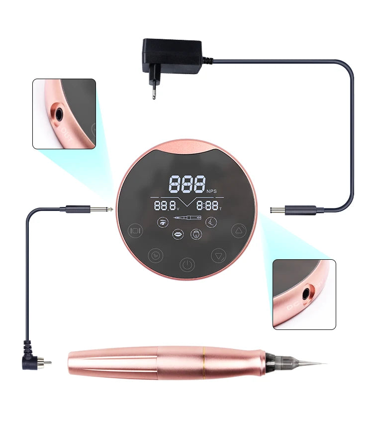 Permanent Makeup Machine Pen | Professional Rotary Tattoo Device Permanent Makeup Machines Tidesmit