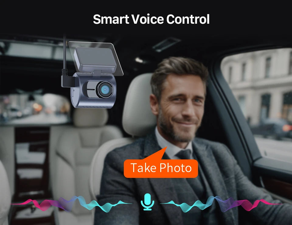 Mini 3 Pro 2K Dash Cam WiFi - Tidesmit Compact Vehicle Recorder Tidesmit