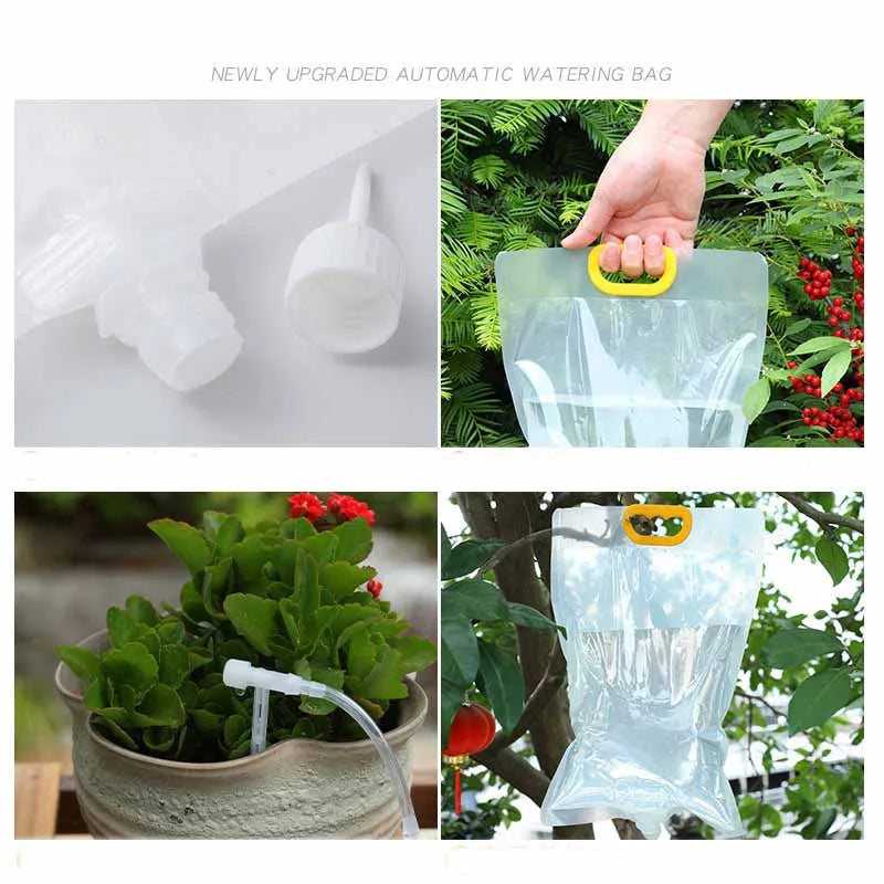 Plant Irrigation Bag Automatic Adjustable Dripping Rate Watering Bag Garden Watering Water Bag Plant Dripper Tools Kits