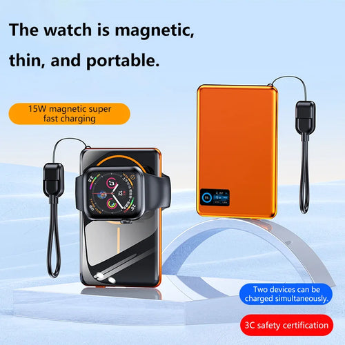 Magnetic Fast Charging Power Bank - High Capacity Travel Battery Pack Tidesmit