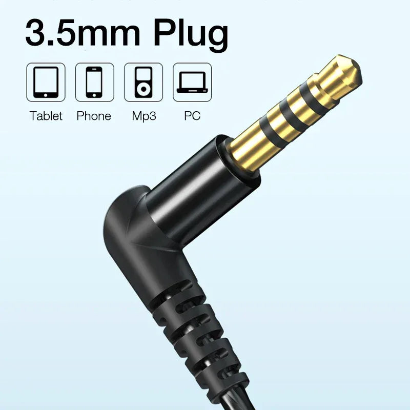 Wired Headphones 3.5mm with Mic | Hi-Fi Stereo Sound | Tidesmit S18 Tidesmit
