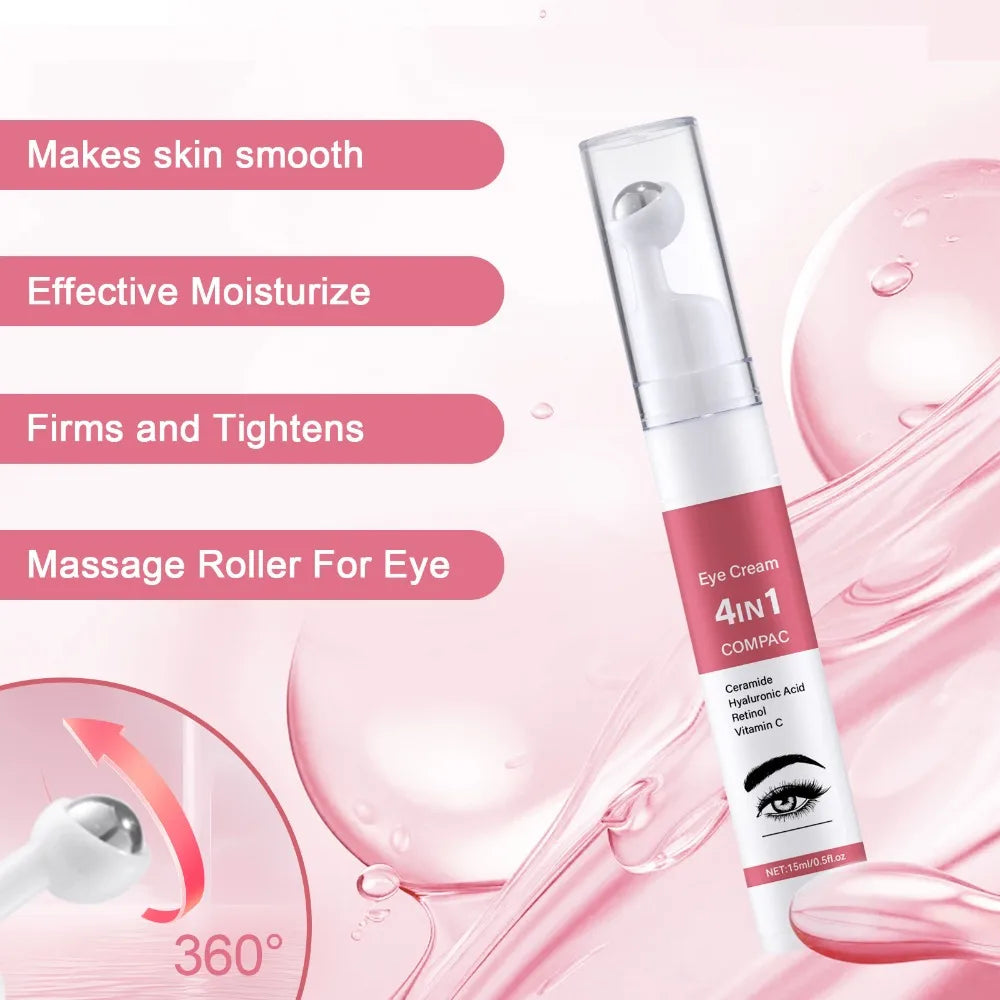 15ml Eye Firming Moisturizer – 4-in-1 Formula for Fine Lines, Dark Circles