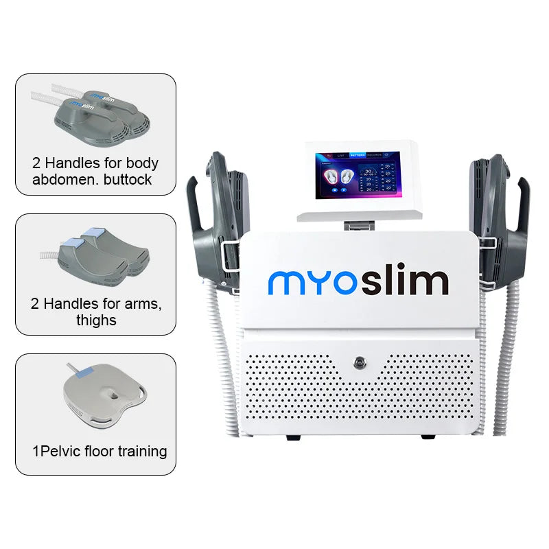 EMSzero Sculpting Machine with RF Handles - Professional Muscle Stimulator Body Shaping Massage Equipment 5 handle RF