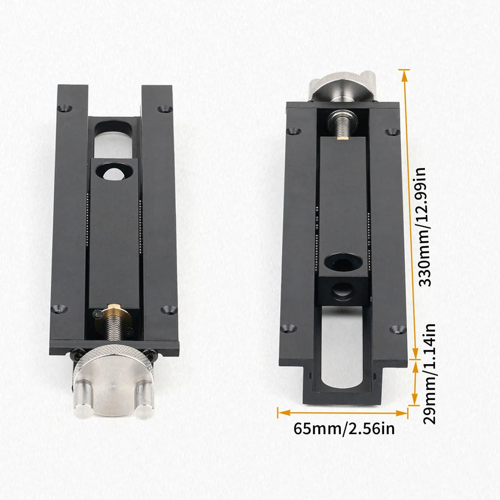 Woodworking Table Fast Moving Inertia Tail Plier, Workbench Fixture Vise 0-110mm Applicable Range Bench Clamp for 20mm Dog Holes