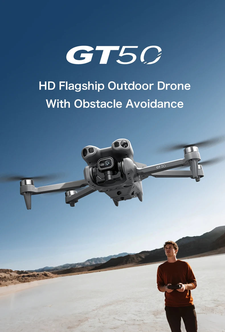 4K Camera Drone with GPS - Foldable Brushless RC Quadcopter by Tidesmit Tidesmit