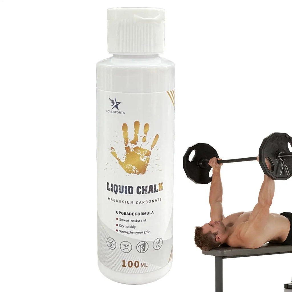 200ml Sports Liquid Magnesium Powder Fitness Lifting Anti Slip Cream Grip Liquid Magnesium for Pole Dancing Rock Climbing Gym