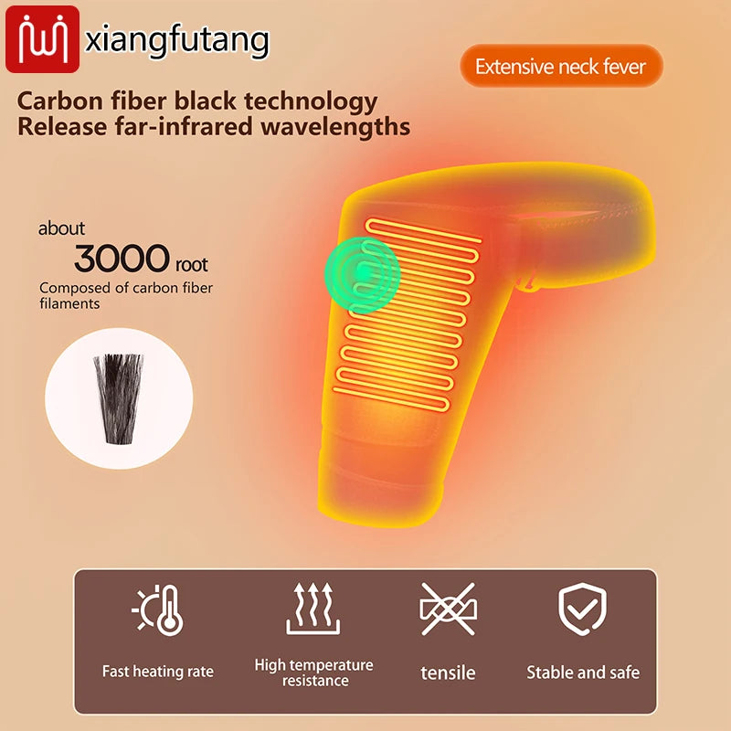 Electric Massager with Heat and Vibration for Deep Tissue Muscle Relief Massage Cushion Tidesmit
