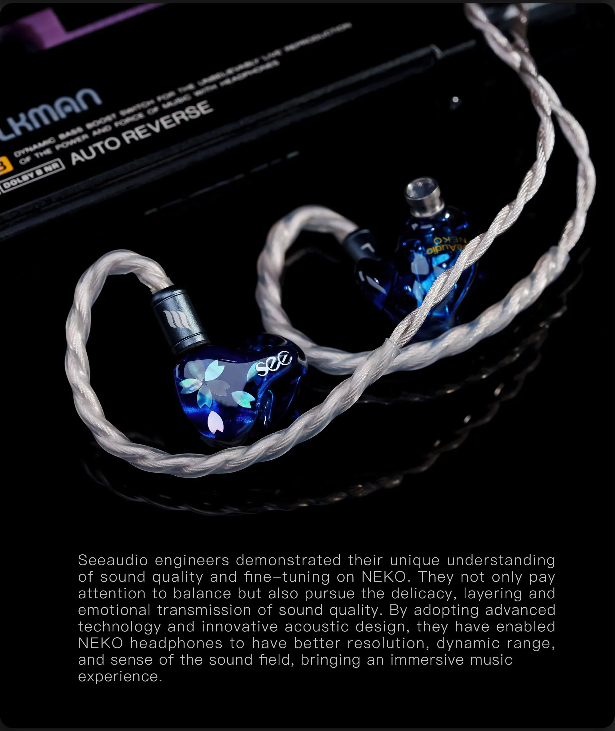 SeeAudio Neko In-Ear Monitors with 6BA Drivers by Tidesmit Tidesmit