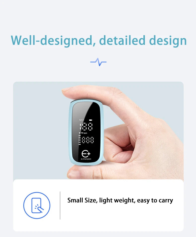 Medcial Forehead Thermometer Fingertip Pulse Oximeter Monitor Blood Oxygen Saturation Meter Pulse Oximeter USB Rechargeale