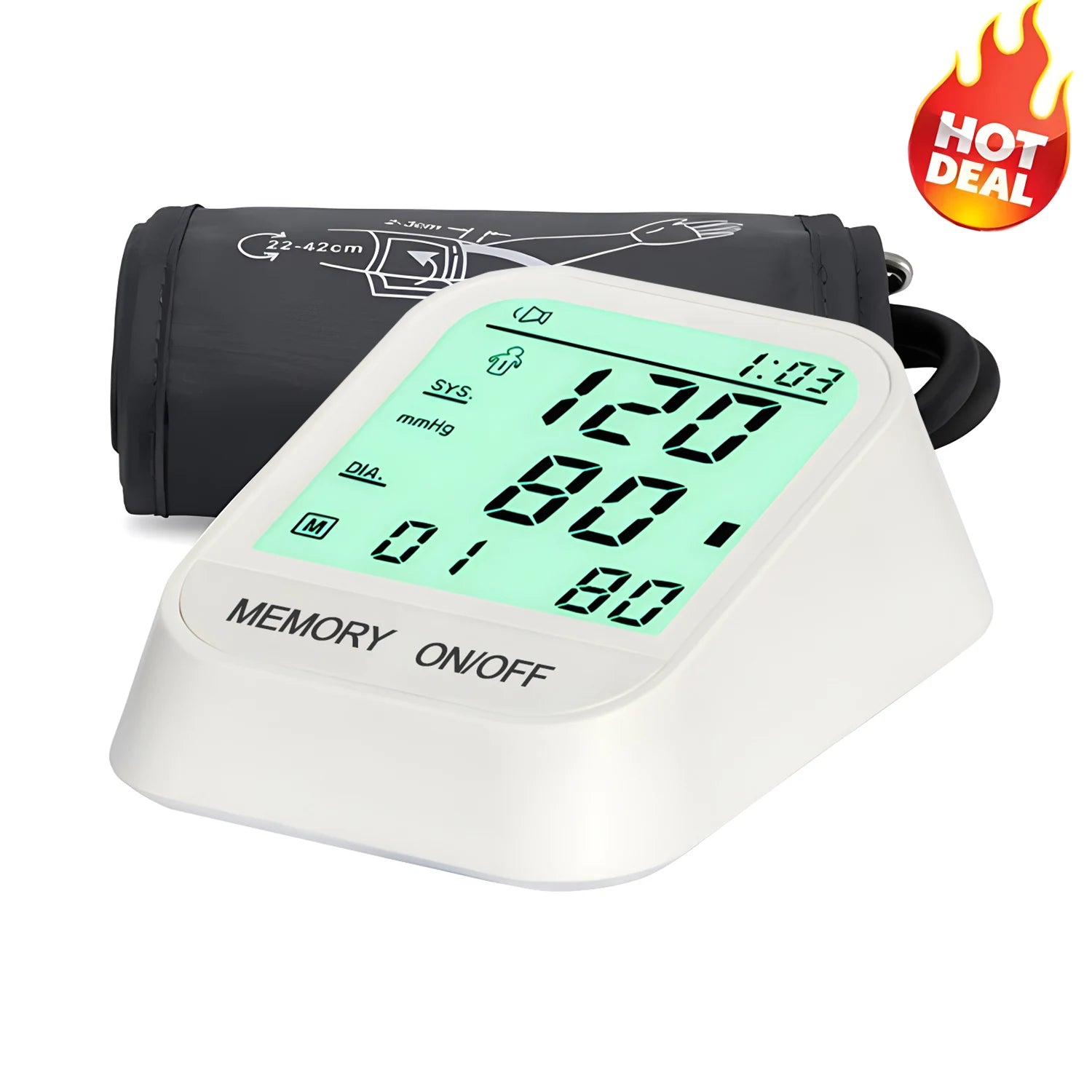 New Blood Pressure Monitor Upper Arm Automatic Tonometer Digital Tensiometer BP Monitor Medical Sphygmomanometer Health Care