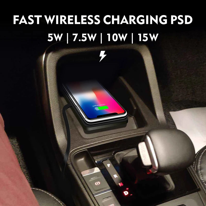 Wireless Car Charger Pad - Qi Certified Fast Charging Grip Mat Tidesmit