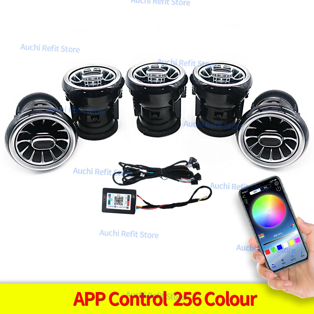 Audi TT LED Air Vents – 256 Color APP Control Ambient Lighting Tidesmit