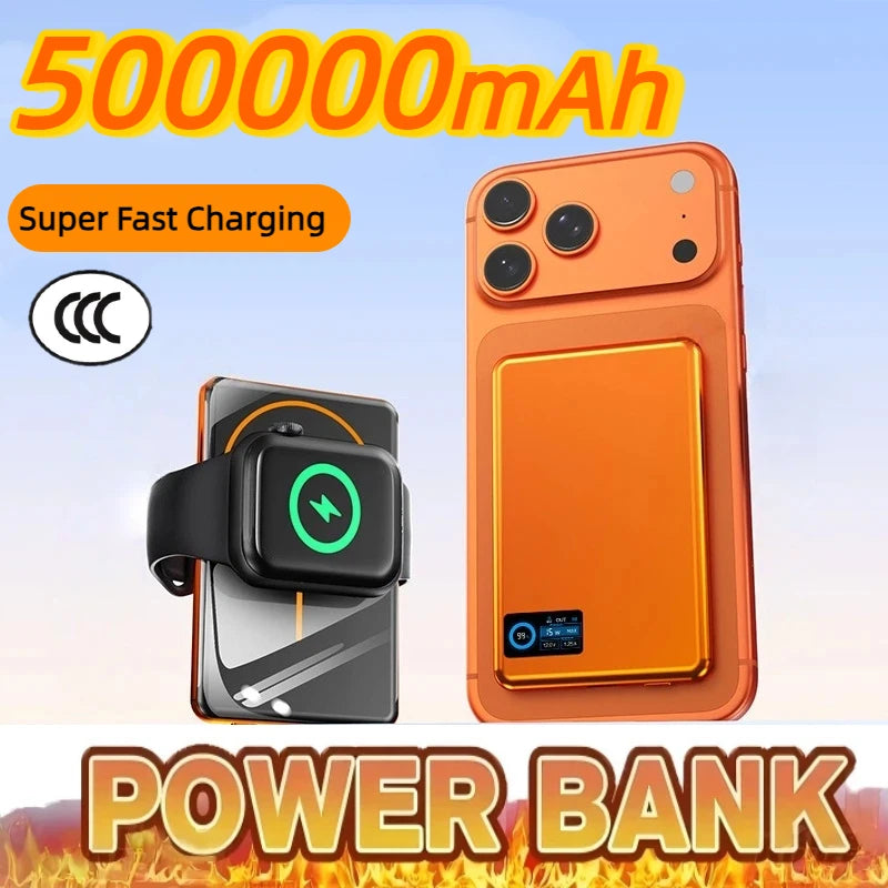 Tidesmit 50000mAh Magnetic Power Bank: Fast Charging Portable Charger Tidesmit